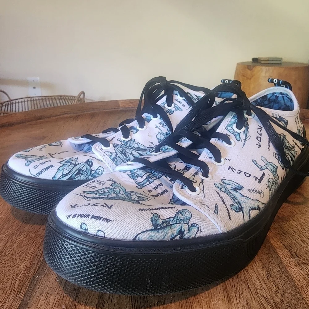 Toms x Star Wars Canvas Character Sketch Trvl Lite Low Top Sneakers Mens 10.5